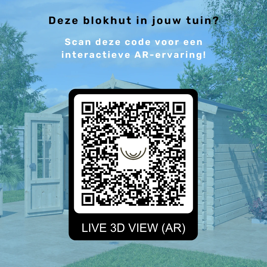 Woodlands Blokhut Modern met Overkapping 815 x 295 cm - Afbeelding 11